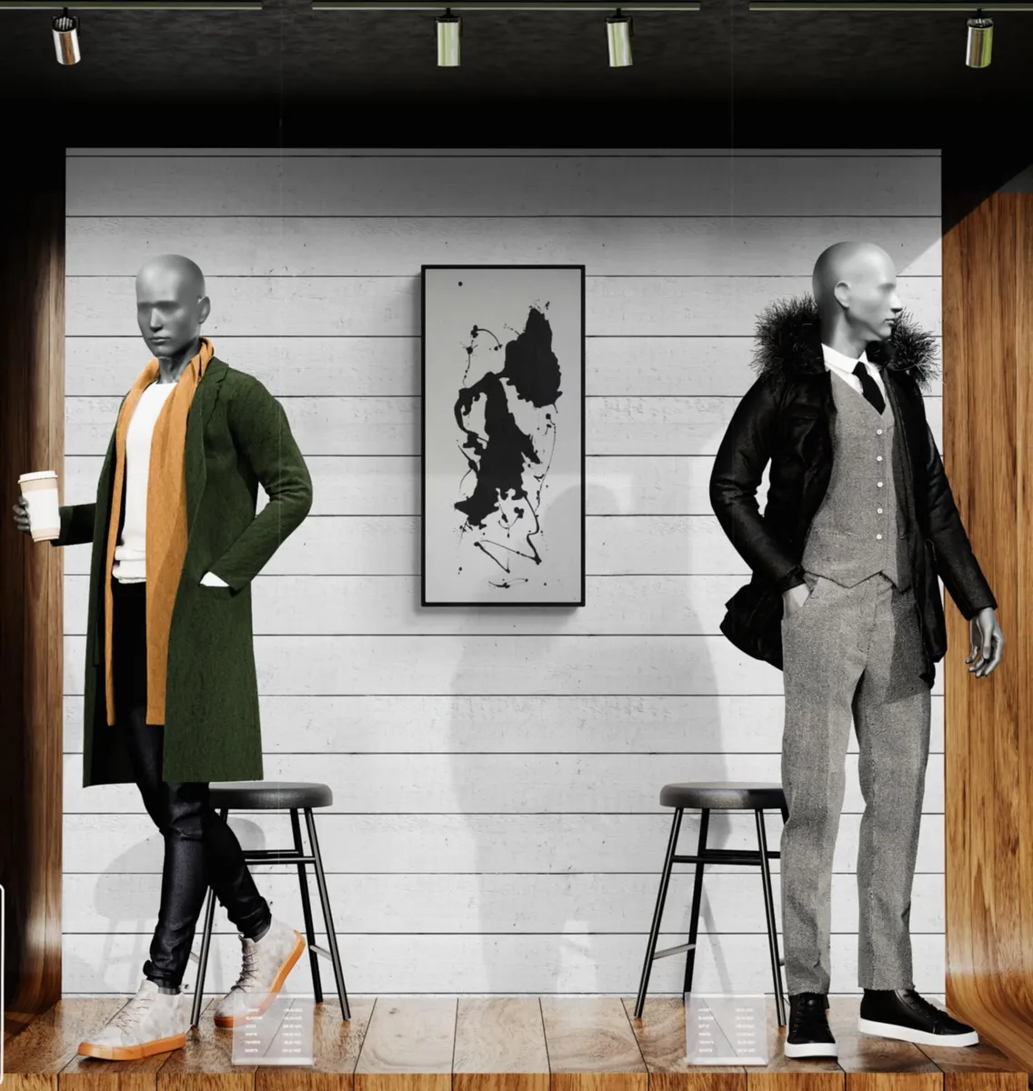 Folie — Vue en décor